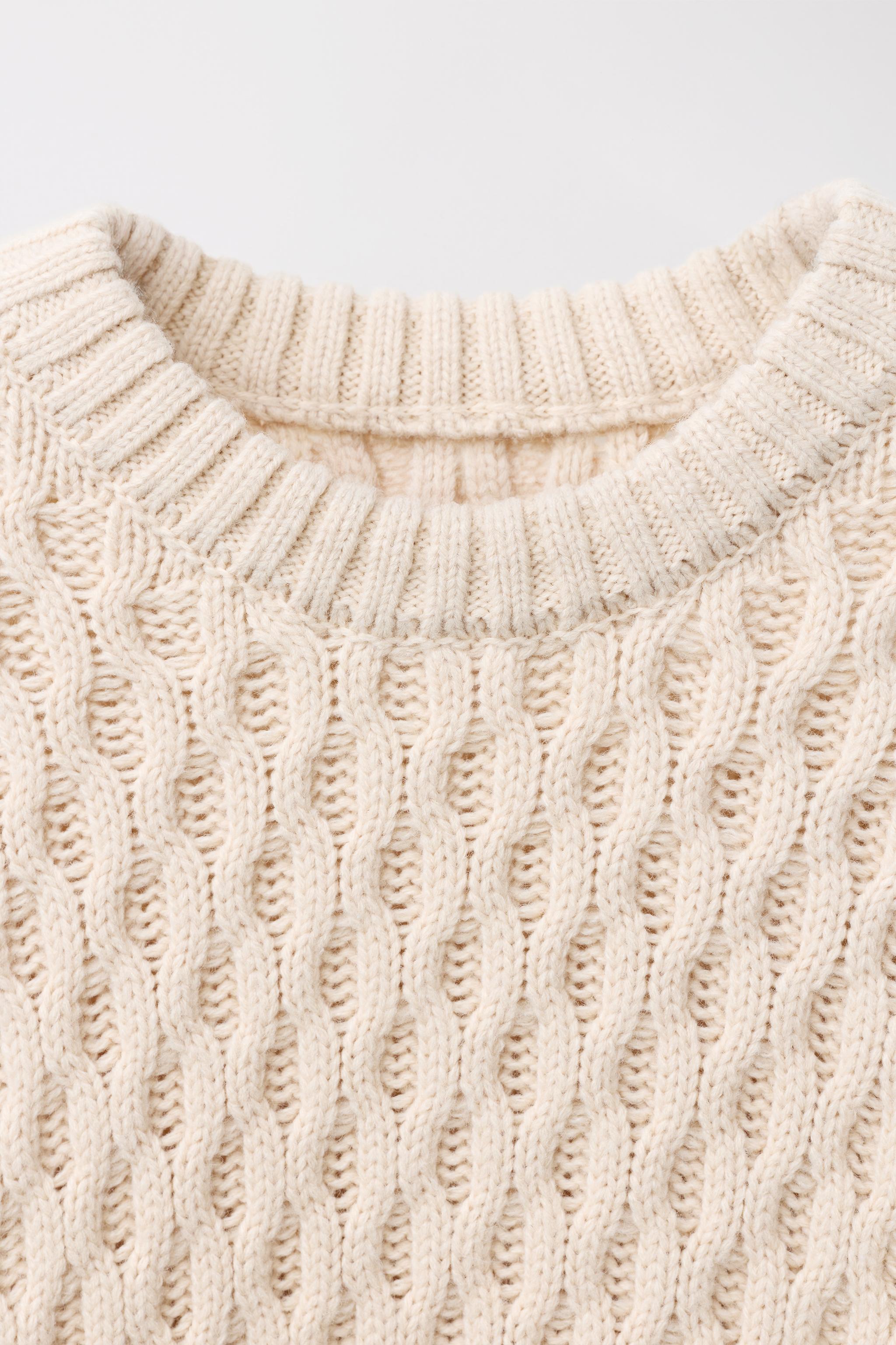 LIMITED EDITION WOOL CABLE KNIT JUMPER